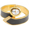 Unique Style Fashion Bangle Watch Serpentine Wrist Watch Black Ladies Watches